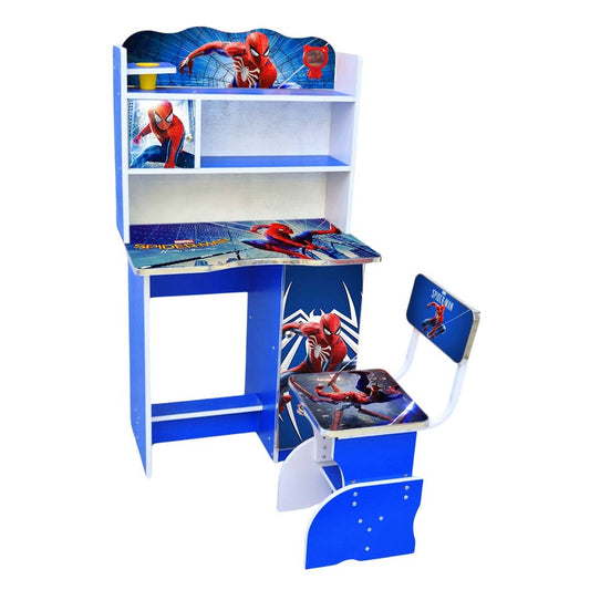 Adjustable Kids Study Table And Chair With Storage Cabinet (FT-KST002)