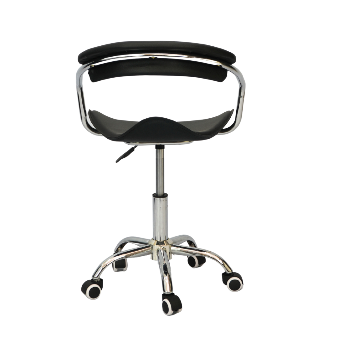 Wheel Bar Stool (FT-B319) Black Furnitex Limited