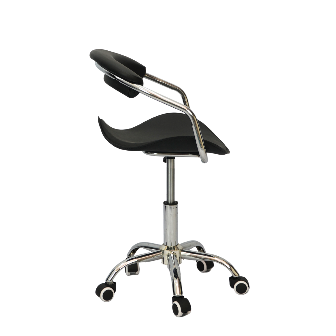 Wheel Bar Stool (FT-B319) Black Furnitex Limited