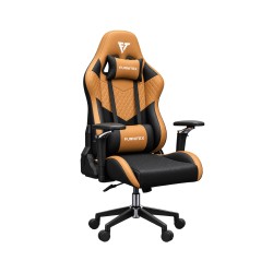 Gaming Chair with 4D Armrest (FT-Tectonic 001) Orange Mate - Gaming Chair | BDshoppers.com