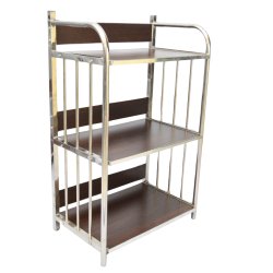3-Layer Oven Rack Trolley (FT-OT002) – Durable & Space-Saving Kitchen Solution (FT-OT002) - Table | BDshoppers.com