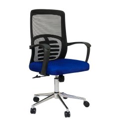 Hydraulic Chair (FT-J166-B) Blue Mesh - Office Chair | BDshoppers.com