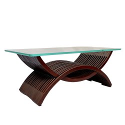 Dual Quarter Moon Shape Center Table (FT-CT01) - Table | BDshoppers.com