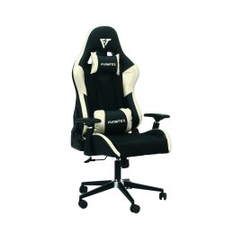 FURNITEX - Gaming Chair with 4D Armrest (FT-G1) Glossy Off White - Gaming Chair | BDshoppers.com