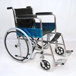 FURNITEX Safety Belt Manual Self-propelled Wheelchair (FT-WC2) - Office Chair | BDshoppers.com