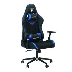 FURNITEX - Gaming Chair with 4D Armrest (FT-G2 ) Glossy Blue - Gaming Chair | BDshoppers.com