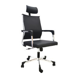 Hydraulic Office Chair (FT-H107) Black - Office Chair | BDshoppers.com