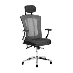 Revolving Office Chair (FT-HB698) Black - Office Chair | BDshoppers.com