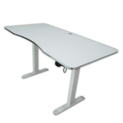 Electric Height-Adjustable Elevating Desk (FT-Y103) White (Large) - Table | BDshoppers.com