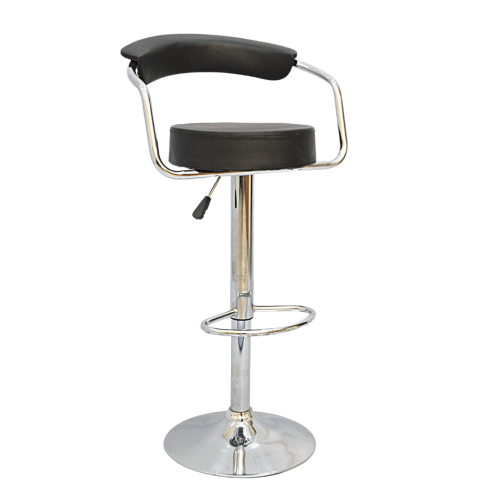 BAR STOOL (FT-BS319) Black - best office chair in bangladesh,  executive chair for office, childs table and chair set, Gaming Chair, Digital Safety Locker, Bar Stool, leather boss chair, Restaurant Chair, Large Antique Wall Mirror -Furnitex Limited