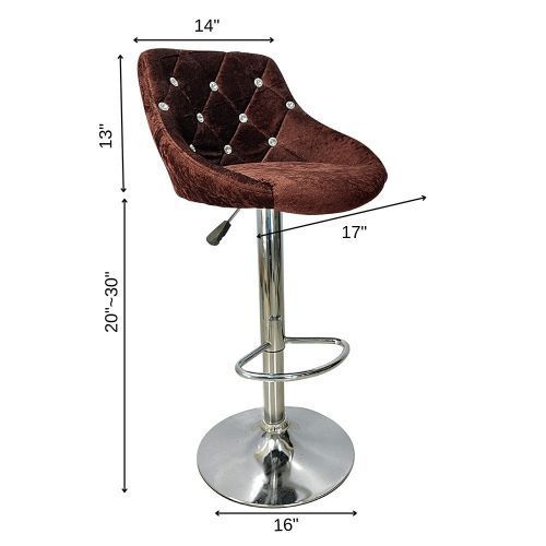 Bar Stool (FT- V236) Coffee - best office chair in bangladesh,  executive chair for office, childs table and chair set, Gaming Chair, Digital Safety Locker, Bar Stool, leather boss chair, Restaurant Chair, Large Antique Wall Mirror -Furnitex Limited