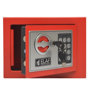 ELAF Small Safety Box with Electronic Keypad (FT-L17ET) Red - best office chair in bangladesh,  executive chair for office, childs table and chair set, Gaming Chair, Digital Safety Locker, Bar Stool, leather boss chair, Restaurant Chair, Large Antique Wall Mirror -Furnitex Limited