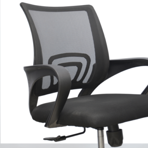 Hydraulic Chair (FT-H4006) Black - best office chair in bangladesh,  executive chair for office, childs table and chair set, Gaming Chair, Digital Safety Locker, Bar Stool, leather boss chair, Restaurant Chair, Large Antique Wall Mirror -Furnitex Limited