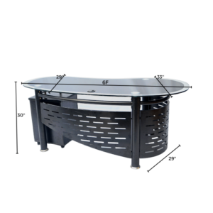 Imported Hight Quality Executive Glass Office Table - best office chair in bangladesh,  executive chair for office, childs table and chair set, Gaming Chair, Digital Safety Locker, Bar Stool, leather boss chair, Restaurant Chair, Large Antique Wall Mirror -Furnitex Limited