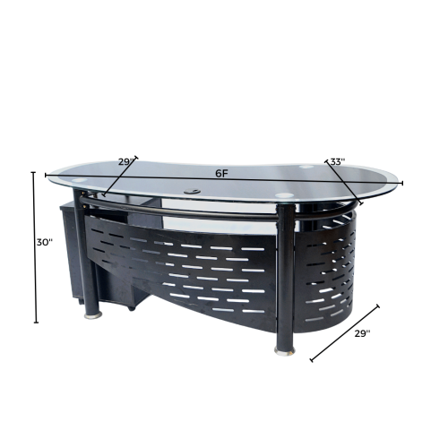 Imported Hight Quality Executive Glass Office Table - best office chair in bangladesh,  executive chair for office, childs table and chair set, Gaming Chair, Digital Safety Locker, Bar Stool, leather boss chair, Restaurant Chair, Large Antique Wall Mirror -Furnitex Limited