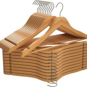 10 Pieces Premium Wooden Hangers with 360-Degree Rotatable Hook - best office chair in bangladesh,  executive chair for office, childs table and chair set, Gaming Chair, Digital Safety Locker, Bar Stool, leather boss chair, Restaurant Chair, Large Antique Wall Mirror -Furnitex Limited