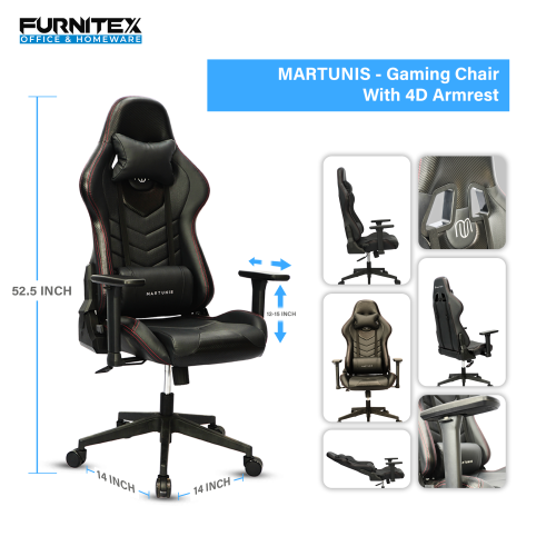 MARTUNIS - Gaming Chair with 4D Armrest (FT-F9042) - best office chair in bangladesh, executive chair for office, childs table and chair set, Gaming Chair, Digital Safety Locker, Bar Stool, leather boss chair, Restaurant Chair, Large Antique Wall Mirror -Furnitex Limited MARTUNIS - Gaming Chair with 4D Armrest (FT-F9042) - best office chair in bangladesh, executive chair for office, childs table and chair set, Gaming Chair, Digital Safety Locker, Bar Stool, leather boss chair, Restaurant Chair, Large Antique Wall Mirror -Furnitex Limited
