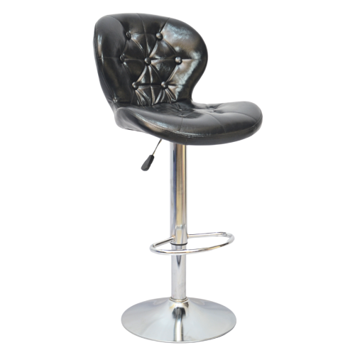 Bar Stool (FT-BS376) Black - best office chair in bangladesh,  executive chair for office, childs table and chair set, Gaming Chair, Digital Safety Locker, Bar Stool, leather boss chair, Restaurant Chair, Large Antique Wall Mirror -Furnitex Limited