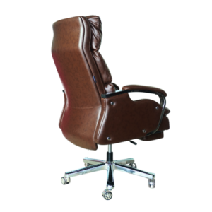 Comfortable Luxury Boss Chair with Footrest (FT-H809) coffee - best office chair in bangladesh,  executive chair for office, childs table and chair set, Gaming Chair, Digital Safety Locker, Bar Stool, leather boss chair, Restaurant Chair, Large Antique Wall Mirror -Furnitex Limited