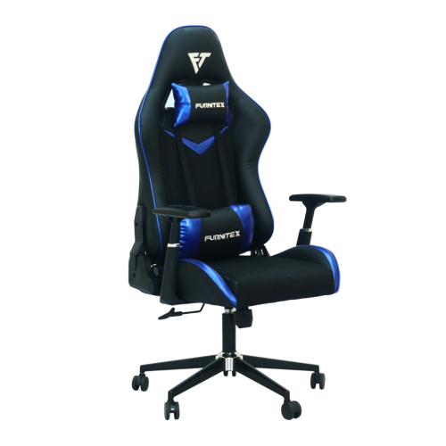 FURNITEX - Gaming Chair with 4D Armrest (FT-G2 ) Glossy Blue - best office chair in bangladesh,  executive chair for office, childs table and chair set, Gaming Chair, Digital Safety Locker, Bar Stool, leather boss chair, Restaurant Chair, Large Antique Wall Mirror -Furnitex Limited