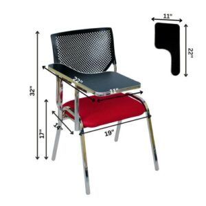 Modern Student Chair with Writing Pad – Comfortable, Durable and Stylish